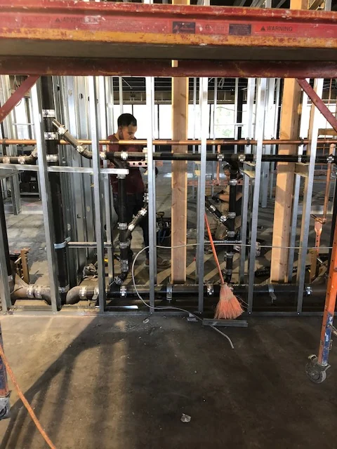 Commercial Cast-Iron Rough-In — San Carlos, CA
